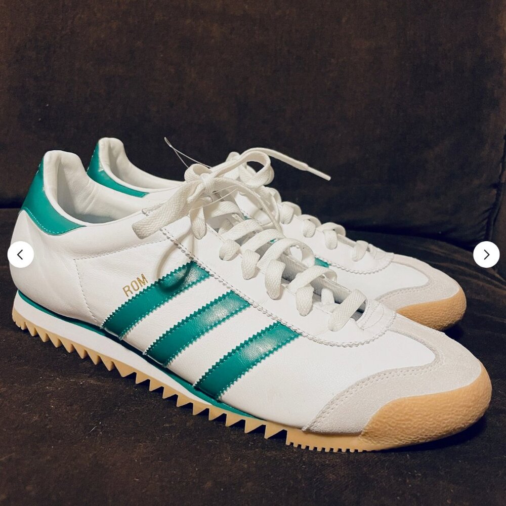2011 Vintage Adidas Originals ROM White Twilight Green G44863 Sneaker Mens 12 US
